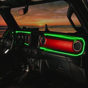 Jeep Wrangler JL LED Dash Strip Kit - Interior - ORACLE Lighting - Dynamic ColorSHIFT - `18-`23